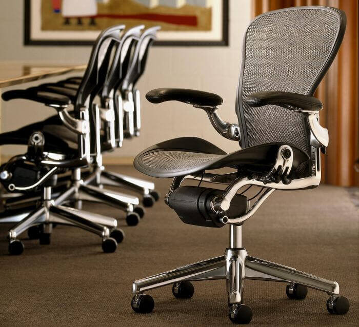 Herman Miller Aeron it's probably the best ergonomic chair in the world