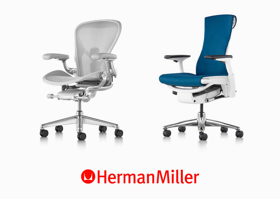 Herman Miller chairs are great for any kind of pain.