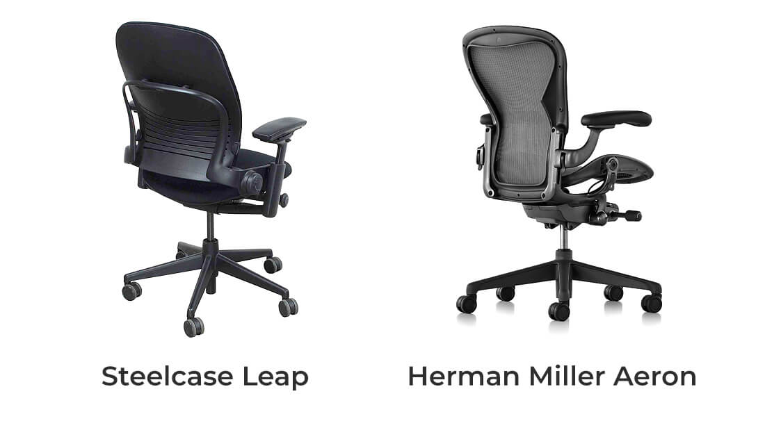 Which chair has better backrest? Steelcase Leap or Herman Miller?