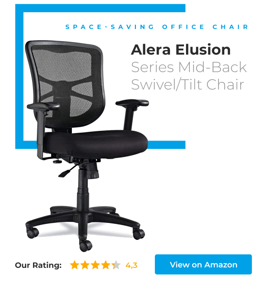 Alera Elusion Series Mid-Back Swivel Tilt Chair Alera Elusion Series Mid-Back Swivel Tilt Chair