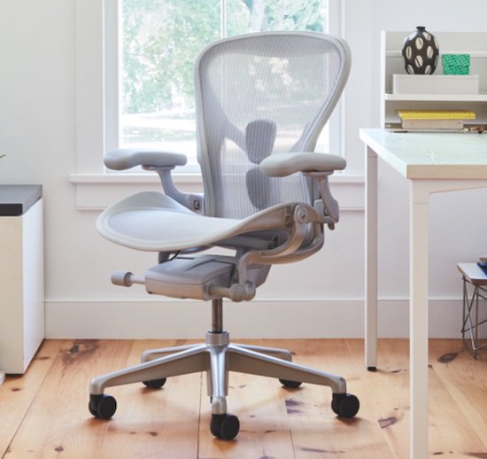 Herman Miller Aeron Size A for petite person