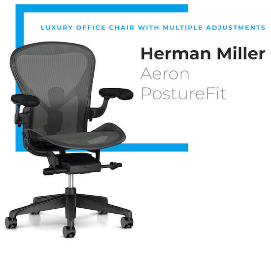 Herman Miller Aeron PostureFit - chairs for scoliosis